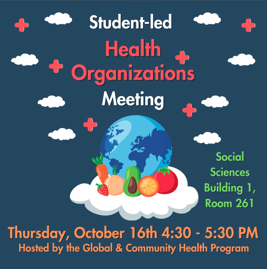 All UCSC Student-Led Health Organizations Meeting!