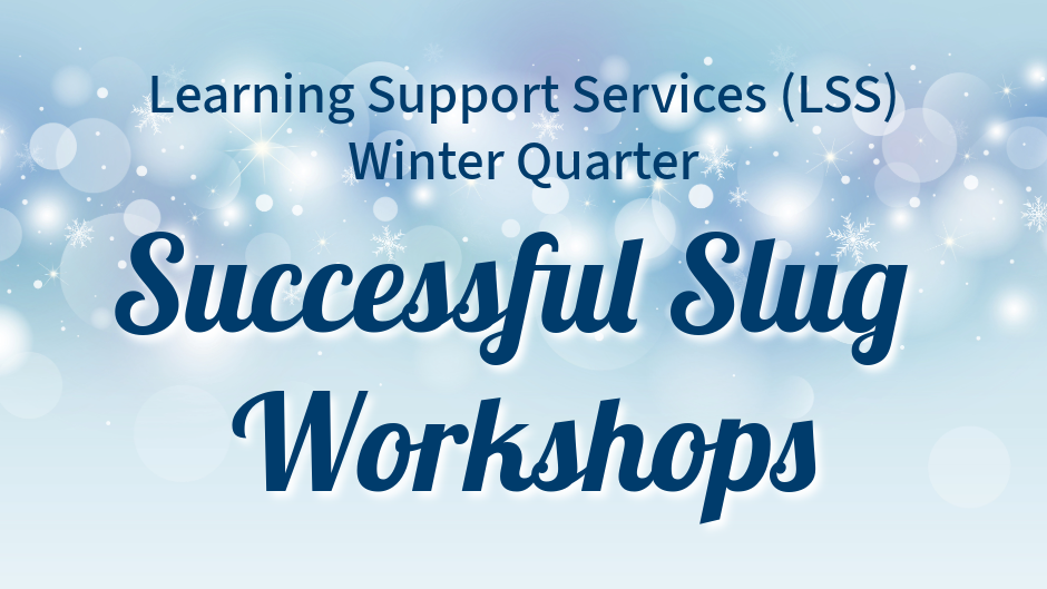 Successful Slug Workshop: Goal Setting (Zoom)