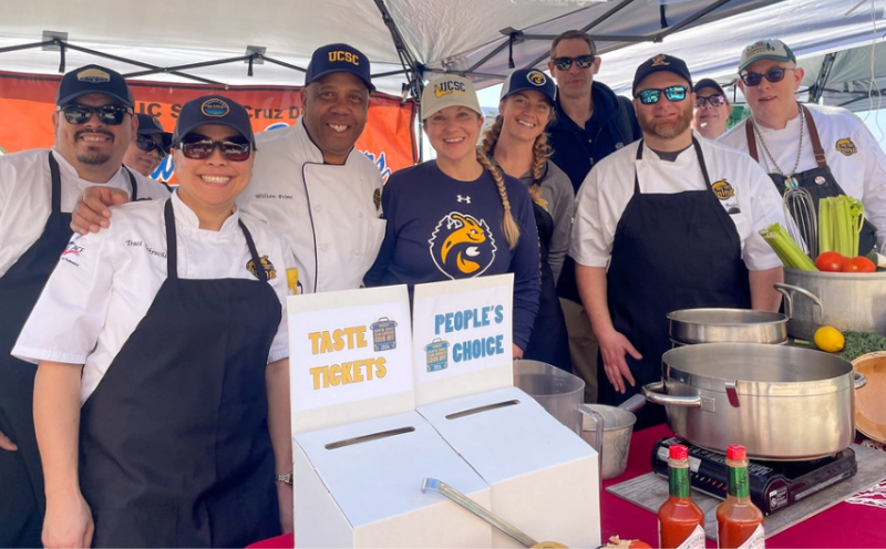 UCSC Dining Competes at the Santa Cruz Beach Boardwalk Clam Chowder Cook-Off