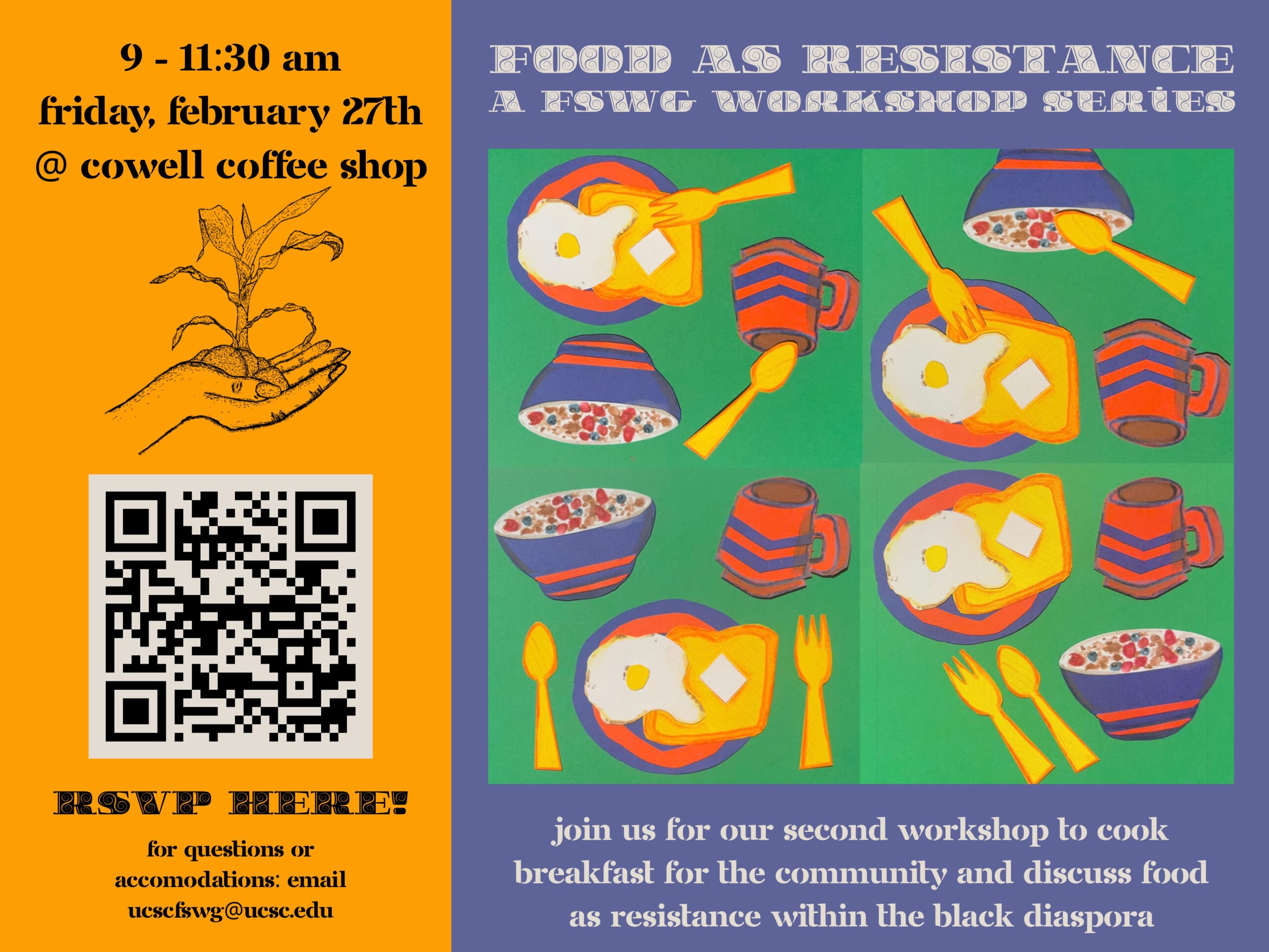 food as resistance flyer