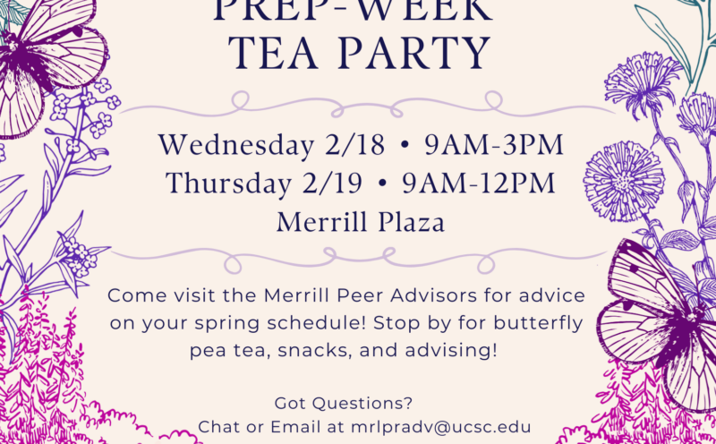 Enrollment Prep Week Tea Party