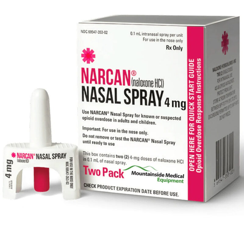 Narcan medication spray