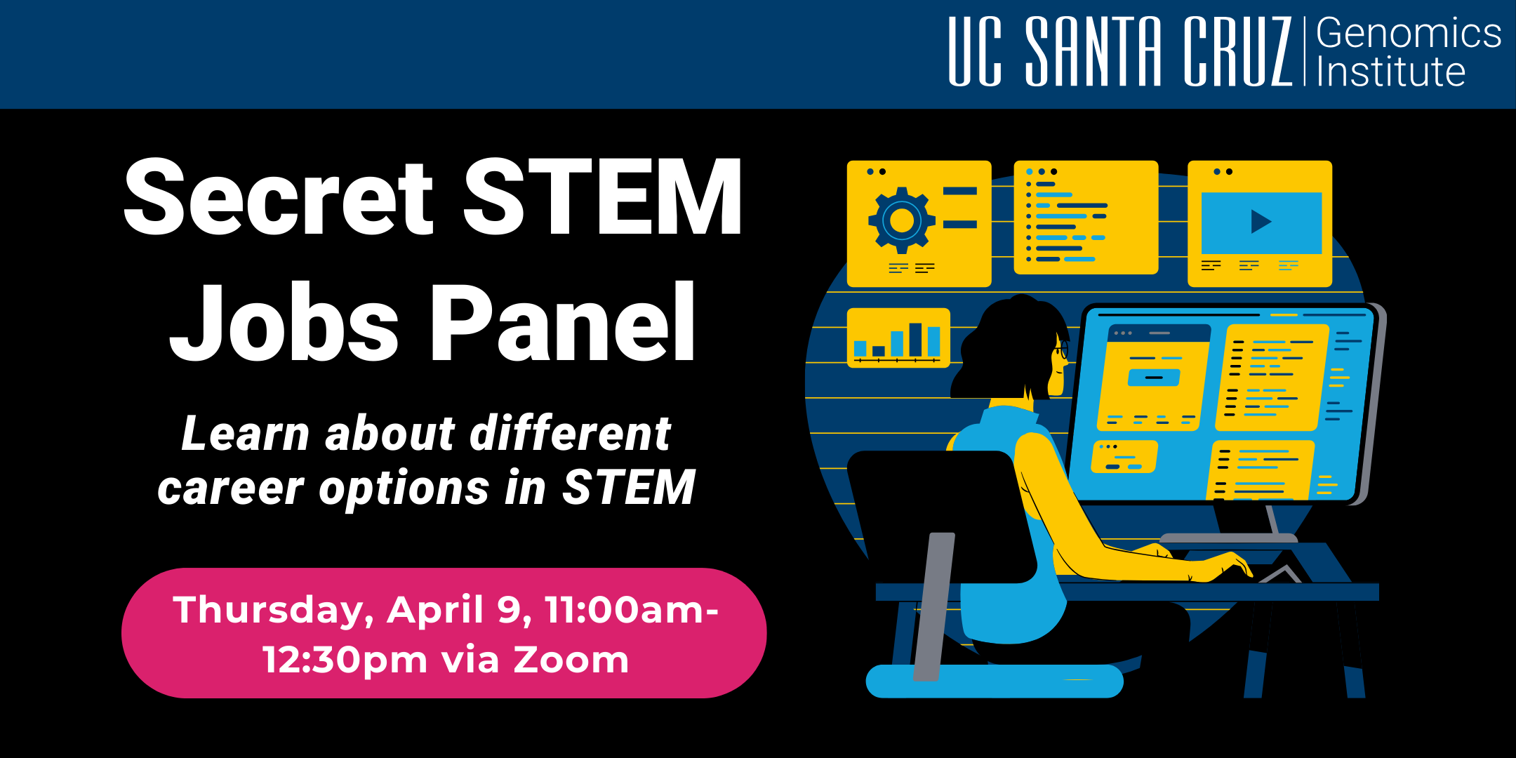 Secret STEM Job Panel- learn about different career options in STEM