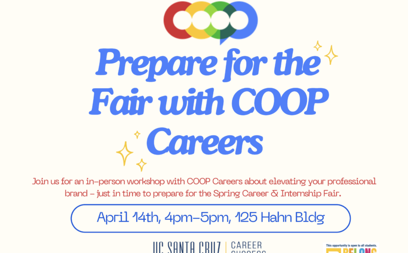Prepare for the Fair with COOP Careers