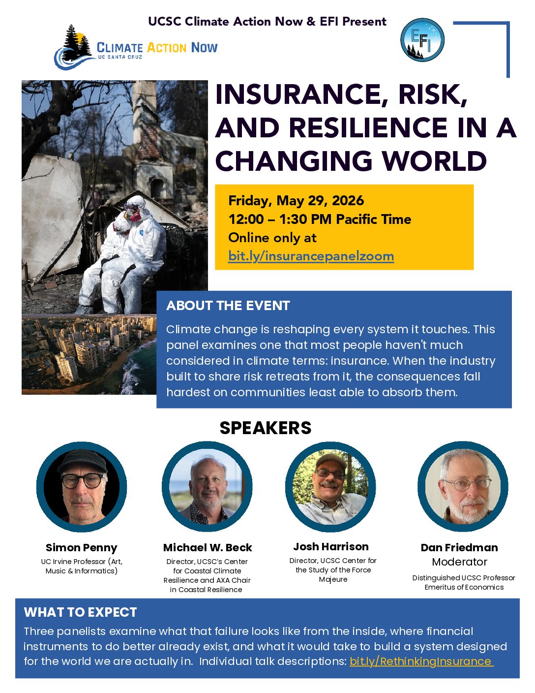 Insurance, Risk, and Resilience in a Changing World