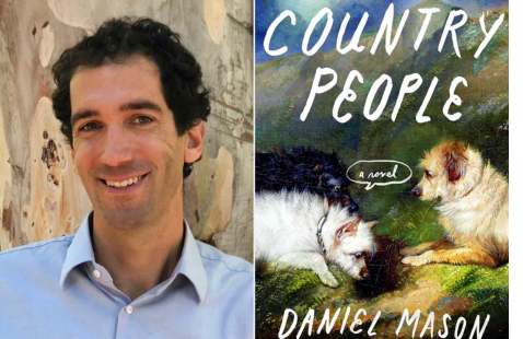 daniel mason next to an image of his book country people