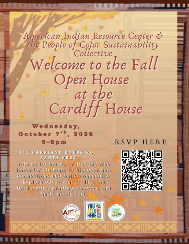 Welcome to the Fall Open House at the Cardiff House