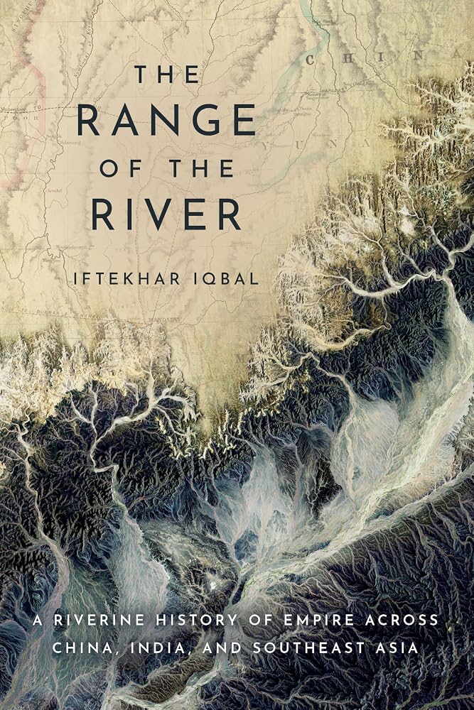 Cover of a book titled The Range of the River. The art shows an aerial image of a river delta.